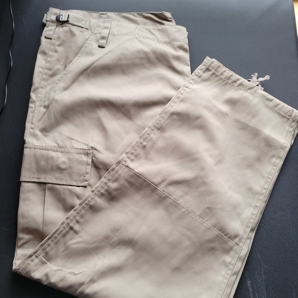 BDU Cargo Pants Men's XXL Regular TRU - SPEC Basics Tactical Khaki NWOT